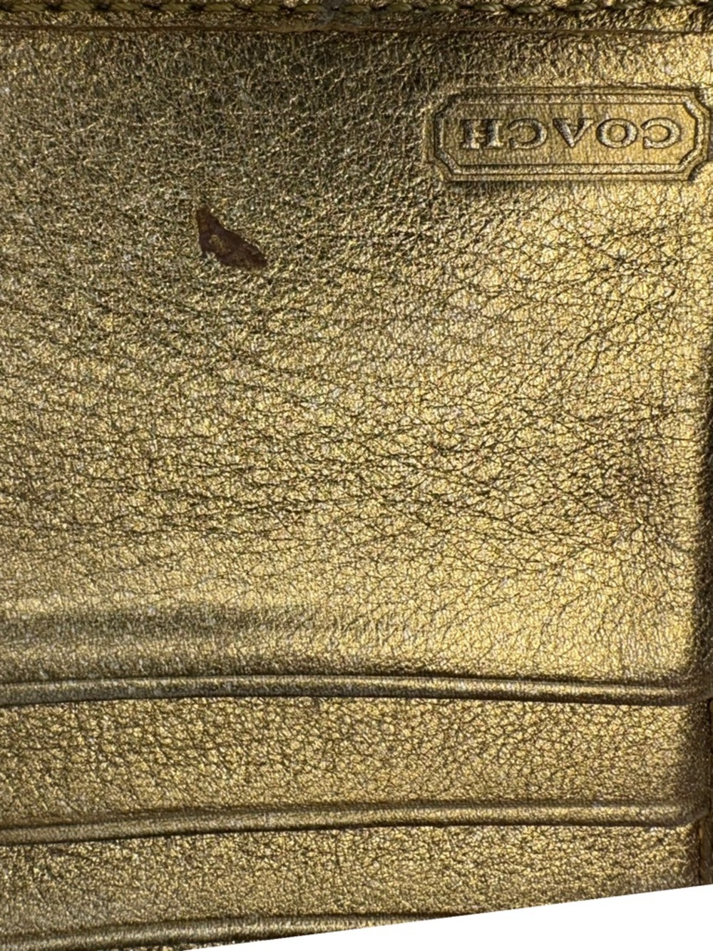 Coach Legacy Multicolored Striped Satin 65th Anniversary Gold Turnlock Wallet - Picture 9 of 16
